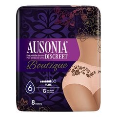 Uriinipidamatuse hügieeniside Ausonia Discreet Boutique Suur (8 uds) hind ja info | Tampoonid, hügieenisidemed, menstruaalanumad | kaup24.ee