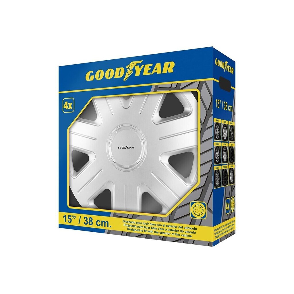 Ilukilbid Goodyear SEPANG Hõbe 15" цена и информация | Ilukilbid | kaup24.ee