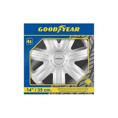 колпаки Goodyear ESTORIL Серебряный 14" цена и информация | Колпаки на колеса | kaup24.ee