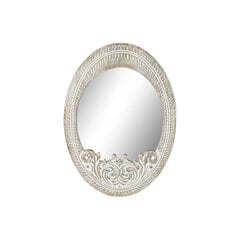 Настенное зеркало DKD Home Decor MDF, белое, древесина манго (66 x 4 x 90 см) цена и информация | Подвесные зеркала | kaup24.ee