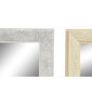 Seinapeegel DKD Home Decor Kristall Naturaalne Hall Pruun Tumehall PS 4 Ühikut Taime leht (35 x 2 x 125 cm) hind ja info | Peeglid | kaup24.ee