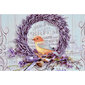 Seinakaunistus DKD Home Decor Sinine Metall Lavendel Shabby Chic (3 Ühikut) hind ja info | Sisustuselemendid | kaup24.ee