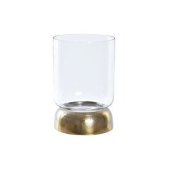 Svijećnjak DKD Home Decor Kristall Kuldne Alumiinium (14 x 14 x 21 cm) hind ja info | Küünlad, küünlajalad | kaup24.ee
