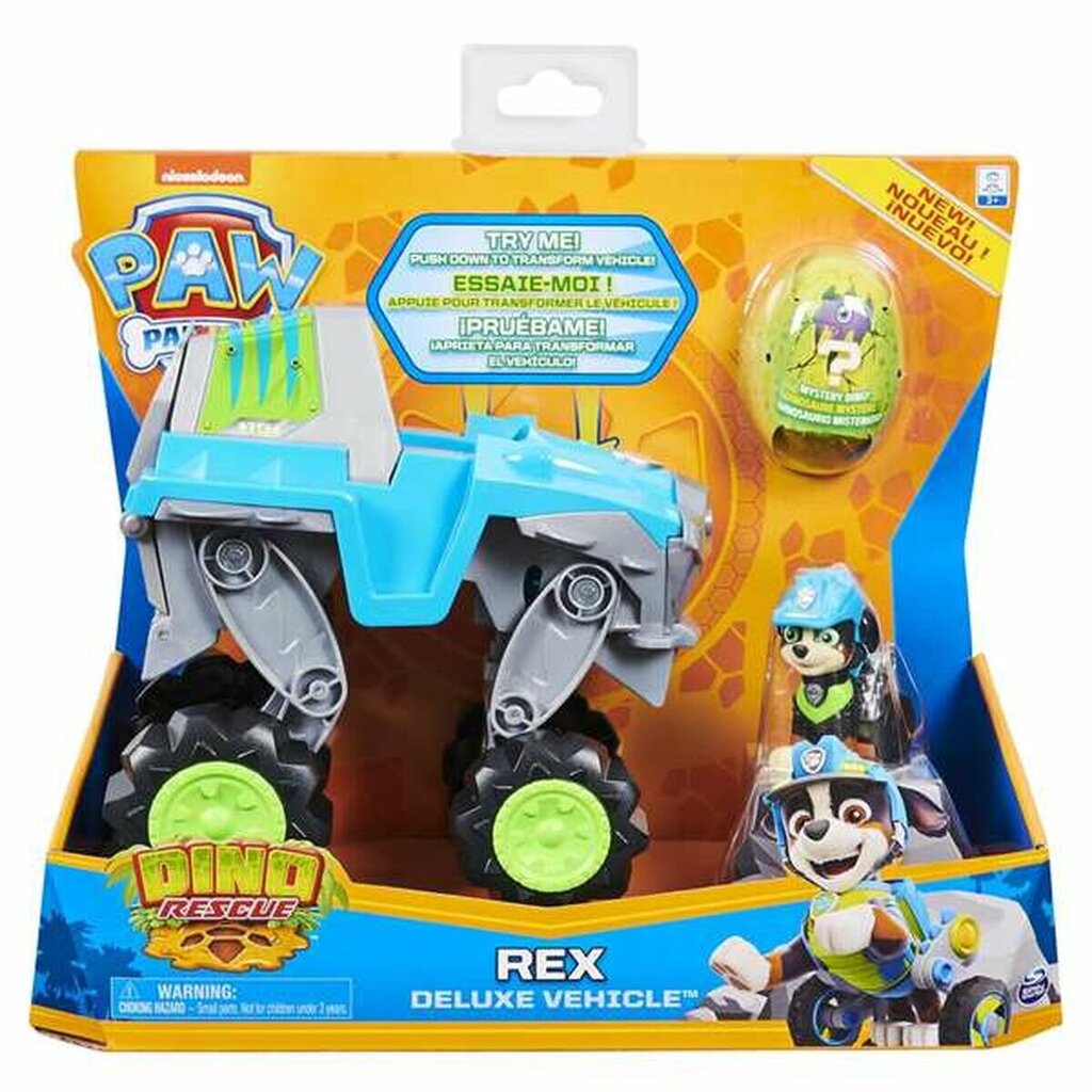 Mänguauto The Paw Patrol Dino Rex Deluxe hind ja info | Poiste mänguasjad | kaup24.ee