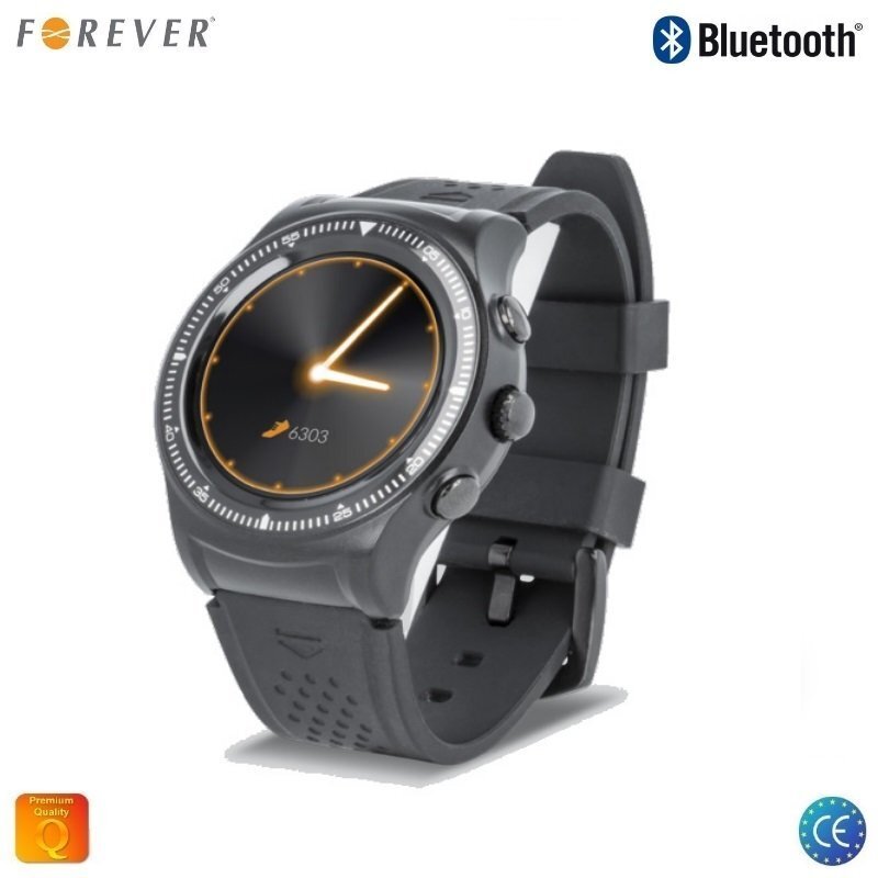 Nutikell Forever SW-500, must hind ja info | Nutikellad (smartwatch) | kaup24.ee