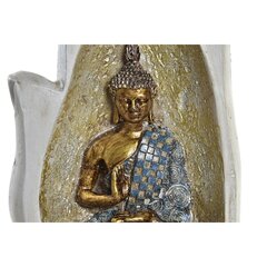 Dekoratiivkuju DKD Home Decor Hall Kuldne Buddha Vaik (10 x 7,2 x 20,9 cm) (2 Ühikut) hind ja info | Sisustuselemendid | kaup24.ee