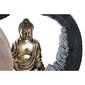 Dekoratiivkuju DKD Home Decor Must Kuldne Buddha Vaik (20,8 x 6 x 18,5 cm) (2 Ühikut) hind ja info | Sisustuselemendid | kaup24.ee