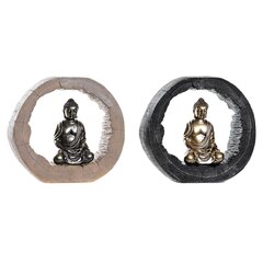 Dekoratiivkuju DKD Home Decor Must Kuldne Buddha Vaik (20,8 x 6 x 18,5 cm) (2 Ühikut) hind ja info | Sisustuselemendid | kaup24.ee