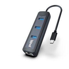 USB-jaotur iggual IGG317884 цена и информация | Адаптеры и USB-hub | kaup24.ee