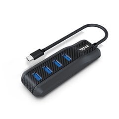 4-Port USB Hub iggual IGG317914 цена и информация | Адаптеры и USB-hub | kaup24.ee