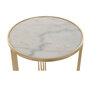 2 tooli komplekt DKD Home Decor Kuldne Metall Valge Marmor (47,5 x 47,5 x 56 cm) цена и информация | Diivanilauad | kaup24.ee