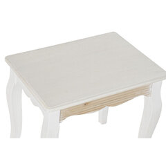 3 laua komplekt DKD Home Decor Naturaalne Puit MDF Valge (53 x 35 x 47 cm) hind ja info | Diivanilauad | kaup24.ee