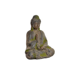 Dekoratiivkuju DKD Home Decor Klaaskiud Buddha Tumepruun Sammal (35 x 26 x 48 cm) hind ja info | Sisustuselemendid | kaup24.ee