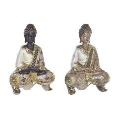 Dekoratiivkuju DKD Home Decor Beež Pruun Buddha Vaik (20 x 10 x 29 cm) (2 Ühikut) цена и информация | Детали интерьера | kaup24.ee