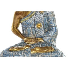 Dekoratiivkuju DKD Home Decor Sinine Kuldne Buddha Valge Vaik (17,8 x 10,6 x 26,3 cm) (2 Ühikut) цена и информация | Детали интерьера | kaup24.ee