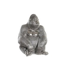 Dekoratiivkuju DKD Home Decor Hõbedane Vaik Gorilla (46 x 40 x 61 cm) hind ja info | Sisustuselemendid | kaup24.ee