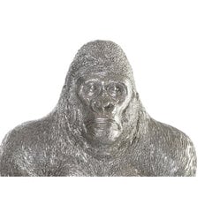 Dekoratiivkuju DKD Home Decor Hõbedane Vaik Gorilla (38 x 55 x 52 cm) hind ja info | Sisustuselemendid | kaup24.ee