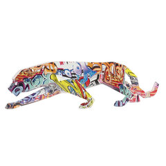 Декоративная фигура DKD Home Decor Леопард, разноцветная смола (47.5 x 11 x 13 cм) цена и информация | Детали интерьера | kaup24.ee