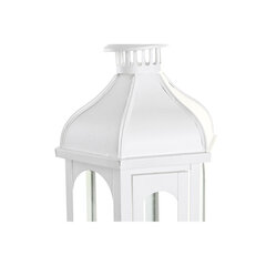 Фонарь DKD Home Decor, белый (20 x 17 x 55 см) цена и информация | Свечи, подсвечники | kaup24.ee