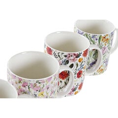 Кружка Mug DKD Home Decor Shabby Chic, 320 мл, 4 шт. цена и информация | Стаканы, фужеры, кувшины | kaup24.ee