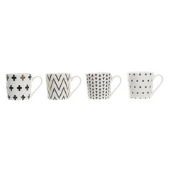 Кружка Mug DKD Home Decor, керамика, 410 мл, 4 шт. цена и информация | Стаканы, фужеры, кувшины | kaup24.ee