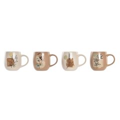 Кружка Mug DKD Home Decor Cottage, 480 мл, 4 шт. цена и информация | Стаканы, фужеры, кувшины | kaup24.ee