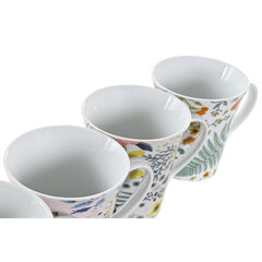 Кружка Mug DKD Home Decor Shabby Chic, 360 мл, 4 шт. цена и информация | Стаканы, фужеры, кувшины | kaup24.ee