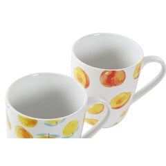 Кружка Mug DKD Home Decor Фарфор, 420 мл, 3 шт. цена и информация | Стаканы, фужеры, кувшины | kaup24.ee