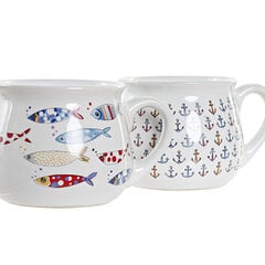 Кружка Mug DKD Home Decor, 330 мл, 2 шт. цена и информация | Стаканы, фужеры, кувшины | kaup24.ee