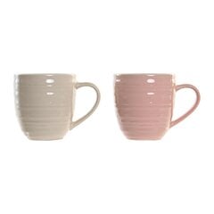 Кружка Mug DKD Home Decor, 370 мл, 2 шт. цена и информация | Стаканы, фужеры, кувшины | kaup24.ee