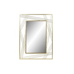 Seinapeegel DKD Home Decor Peegel Kuldne Metall (65,5 x 2 x 91,5 cm) hind ja info | Peeglid | kaup24.ee