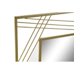 Seinapeegel DKD Home Decor Peegel Kuldne Metall (65,5 x 2 x 91,5 cm) hind ja info | Peeglid | kaup24.ee
