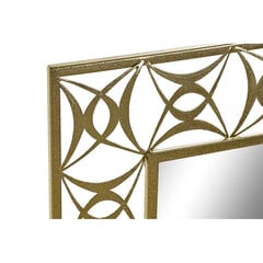 Seinapeegel DKD Home Decor Peegel Kuldne Metall (66 x 2 x 91,5 cm) hind ja info | Peeglid | kaup24.ee