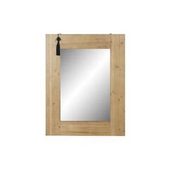 Настенное зеркало DKD Home Decor Ель, натуральный MDF (70 x 2 x 90 см) цена и информация | Подвесные зеркала | kaup24.ee