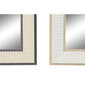 Seinapeegel DKD Home Decor Kristall Hall Pruun Valge PS Traditsiooniline 4 Ühikut (56 x 2 x 76 cm) hind ja info | Peeglid | kaup24.ee
