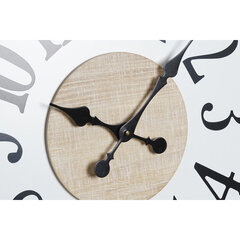 Настенное часы DKD Home Decor, чёрный MDF., белые (60 x 4.5 x 60 см) цена и информация | Часы | kaup24.ee