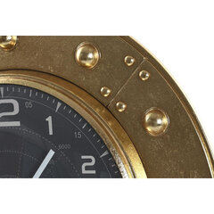 Настенное часы DKD Home Decor, позолоченное железо (48.5 x 6 x 48.5 см) цена и информация | Часы | kaup24.ee