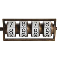 Настенное часы DKD Home Decor, позолоченное железо (57 x 9.5 x 57 см) цена и информация | Часы | kaup24.ee