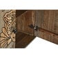 Puhvetkapp DKD Home Decor Naturaalne Hall Metall Mangopuit (177 x 45 x 74 cm) hind ja info | Vitriinkapid | kaup24.ee