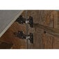 Puhvetkapp DKD Home Decor Naturaalne Hall Metall Mangopuit (177 x 45 x 74 cm) hind ja info | Vitriinkapid | kaup24.ee