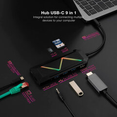 Адаптер Display Port—HDMI/VGA NANOCABLE 10.16.0901 цена и информация | Адаптеры и USB-hub | kaup24.ee