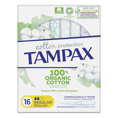 Regular tampoonid Tampax (16 uds) hind ja info | Tampoonid, hügieenisidemed, menstruaalanumad | kaup24.ee