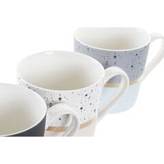 Кружка Mug DKD Home Decor, 410 мл, 4 шт. цена и информация | Стаканы, фужеры, кувшины | kaup24.ee