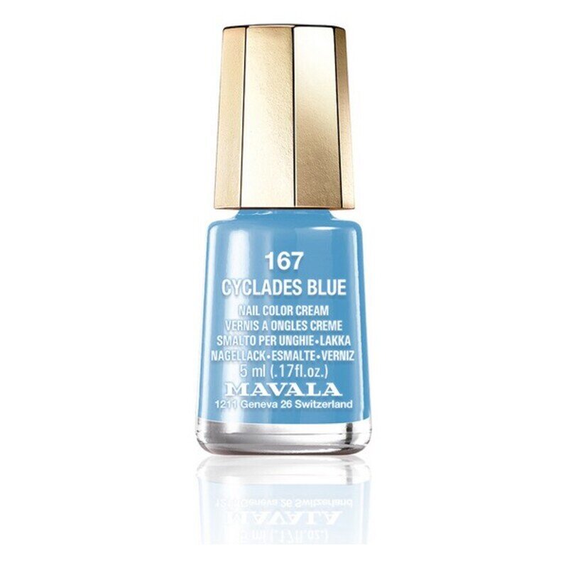 Küünelakk Mavala Nail Color Cream 167-cyclades blue (5 ml) hind ja info | Küünelakid, küünetugevdajad | kaup24.ee