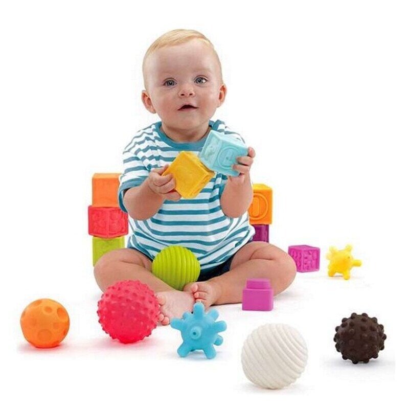 Konstruktsioon komplekt Moltó Play&Sense Soft Balls (ES) (10 pcs) цена и информация | Imikute mänguasjad | kaup24.ee