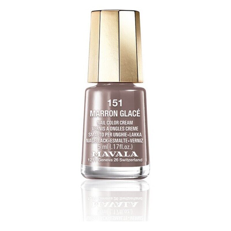 Küünelakk Nail Color Cream Mavala 151-marron glace (5 ml) hind ja info | Küünelakid, küünetugevdajad | kaup24.ee