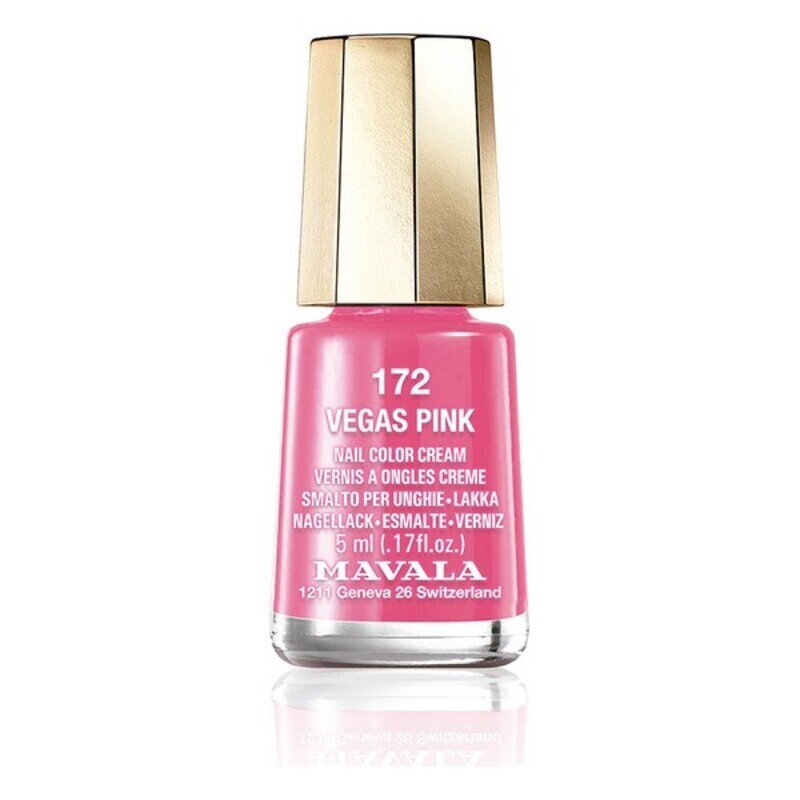 Küünelakk Nail Color Cream Mavala 172-vegas pink (5 ml) hind ja info | Küünelakid, küünetugevdajad | kaup24.ee