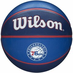 Korvpalli Pall Wilson NBA Tribute Philadelphia (Üks suurus) Sinine hind ja info | Korvpallid | kaup24.ee