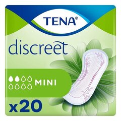 Uriinipidamatuse hügieeniside Discreet Mini Tena (12 uds) hind ja info | Tampoonid, hügieenisidemed, menstruaalanumad | kaup24.ee