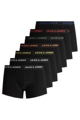 7 PACK - meeste bokserid JACBASIC 12165587 Must hind ja info | Meeste aluspesu | kaup24.ee